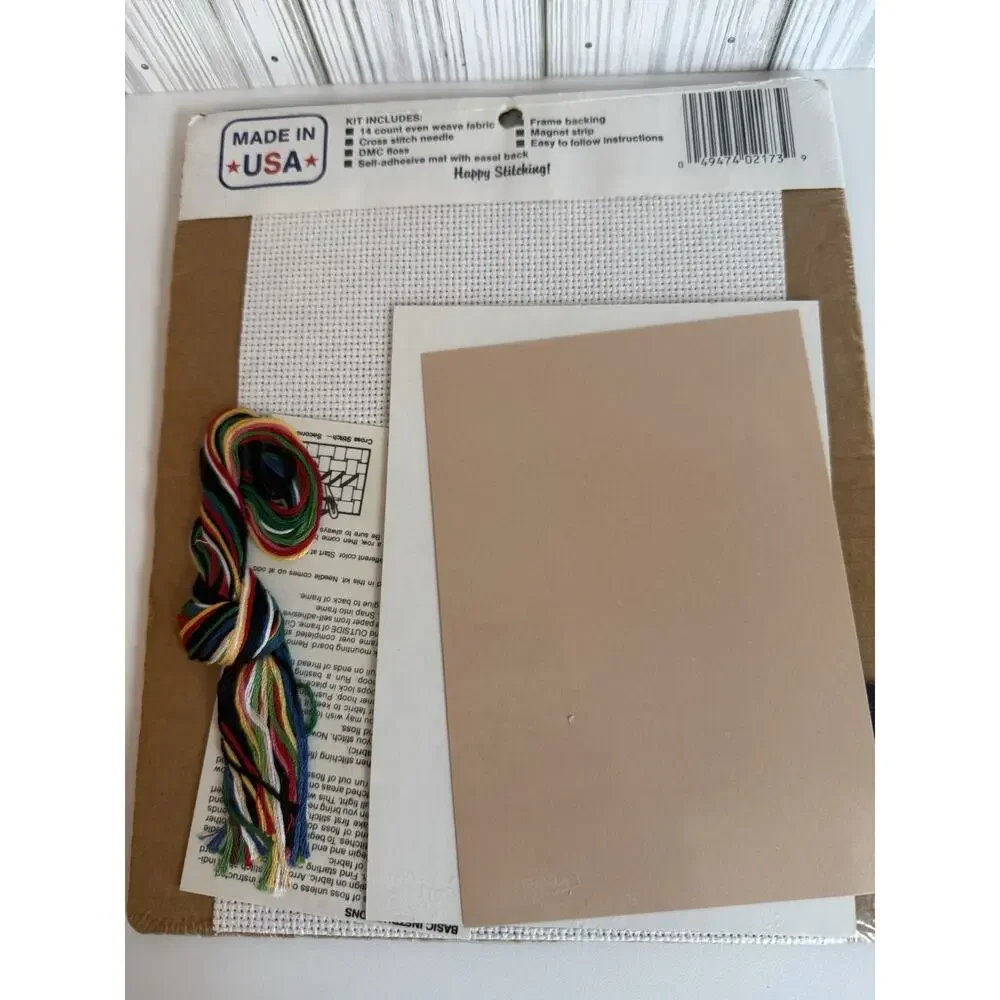 NEW The New Berlin Co PICTURE THAT… School Sampler #2173 Cross-Stitch Kit NEW